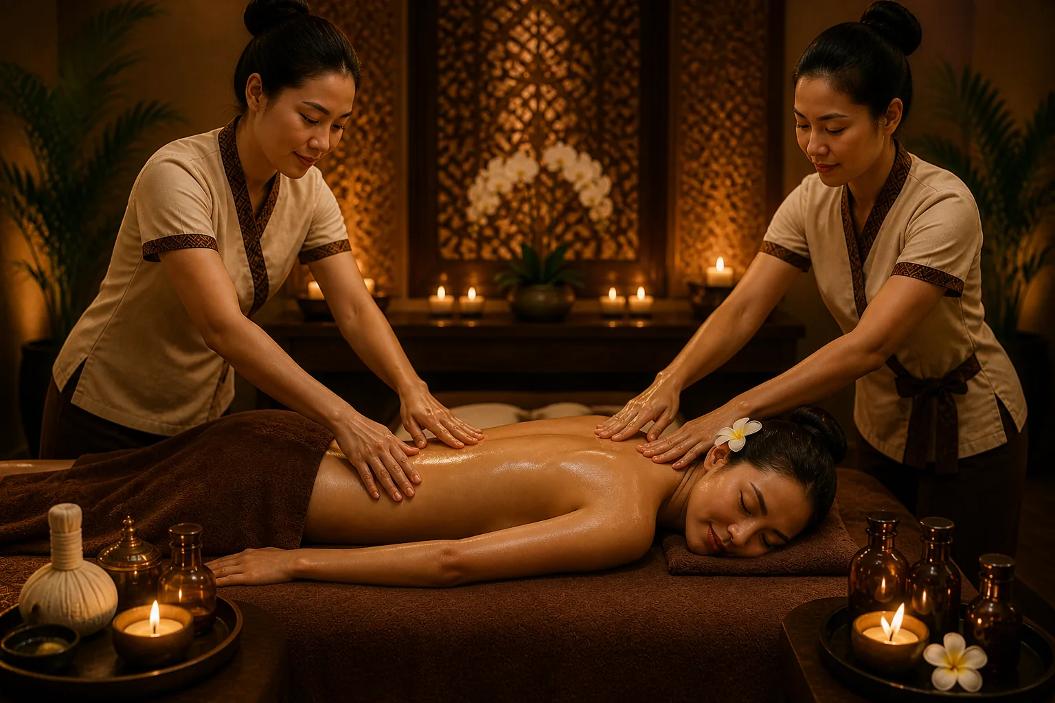4 Hands Massage in Dubai Business Bay